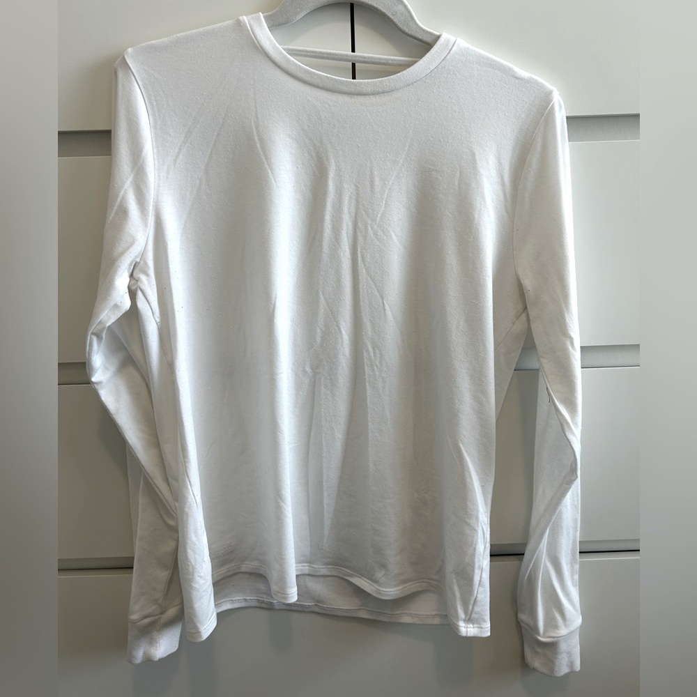 Outdoor Voices Ready Set Longsleeve in White Size Small